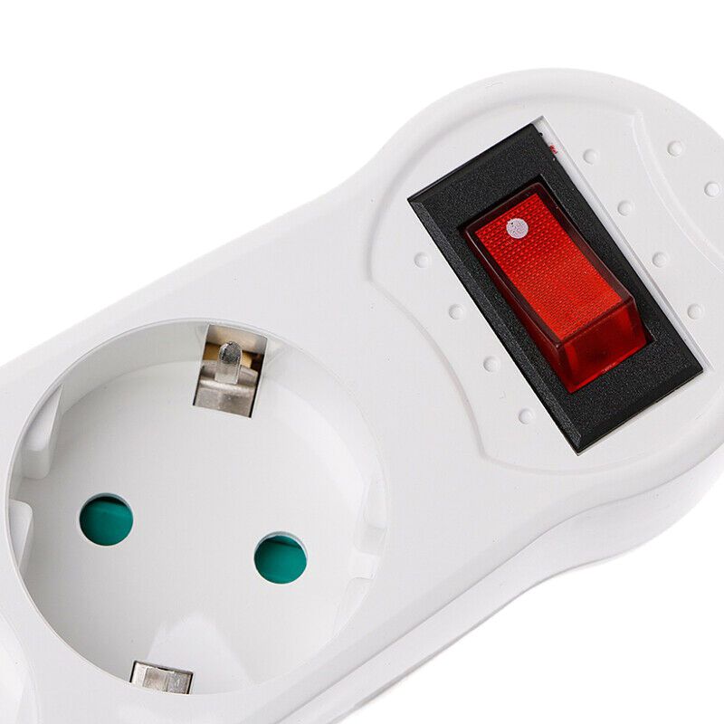 European Type Conversion Plug 16A European Standard 1 To 3 Way Power Adapter Plug High