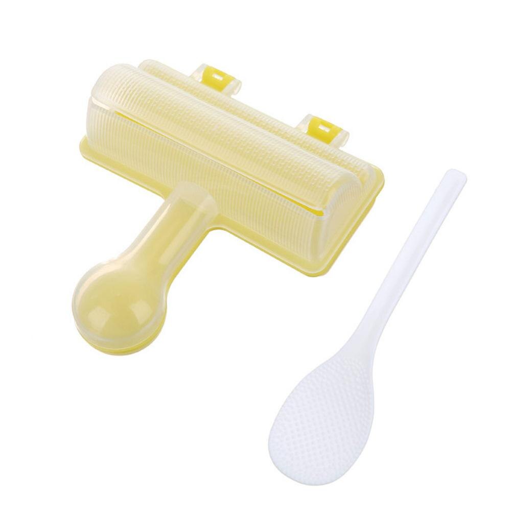 Cute Expression Hand-held Rice Ball Maker DIY Tool Sushi Maker Rice Ball Shaker with Rice Paddle Kids Camping Tavel Food Maker: 06