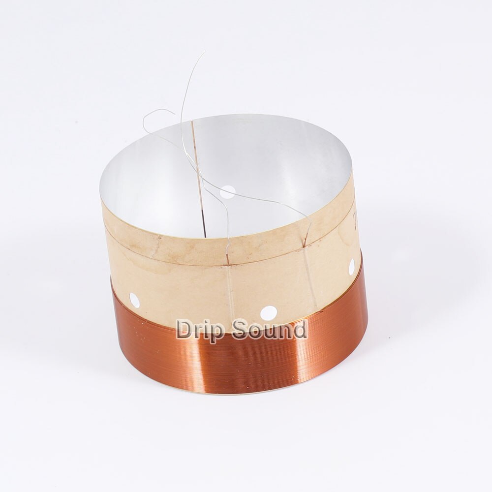 2 stücke 25,5/35,5/38,5/49,5/51,5/65,5/75,5mm Ader Bass Stimme Spule ASV Weiß Aluminium Tieftöner Klang Stock Lautsprecher Reparatur Teile