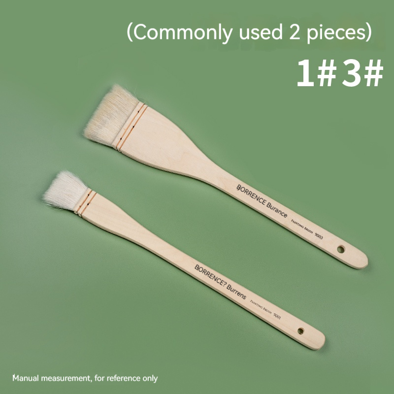 Brush Pen 1/2/3pc set Memory Nylon Penselen Set voor Acryl Olie Tekening Aquarel Houten Schilderij Penseel Gereedschap Kunstbenodigdheden: Black