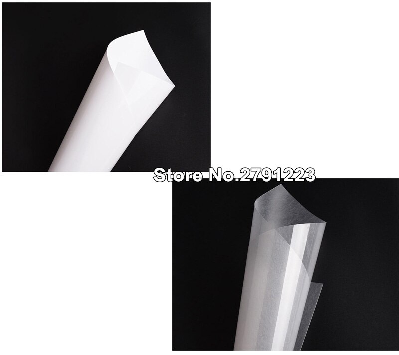 10 stk  a4 inkjet-udskrivning krymper film plastfolie diy dekoration udskrivbare krympefilm 0.3mm tykkelse