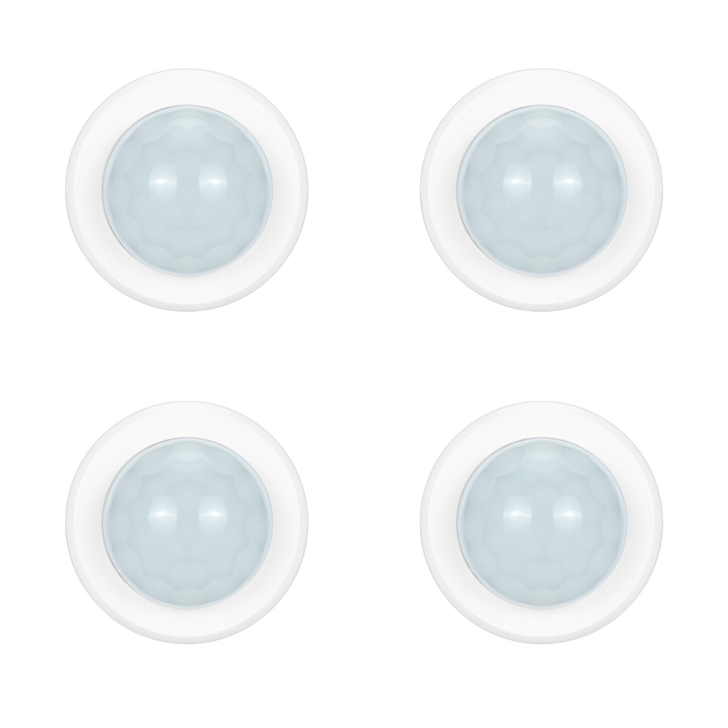 Zigbee 3.0 Tuya Mini Smart Human Motion Movement Body PIR Transducer Sensor Smart Life Home Security Wireless Connection Light: 4 pcs