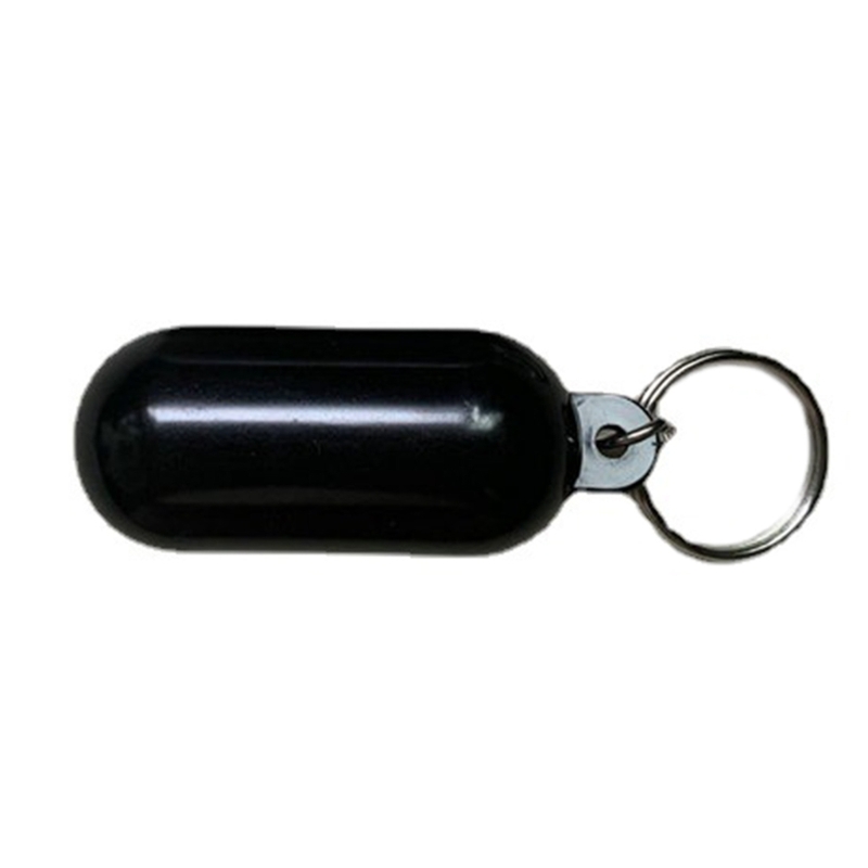Rowing BoatTool Accessories Marine Sailing FenderBuoyant Holder Floating Keyring Kayak Float Canal Keychain: black