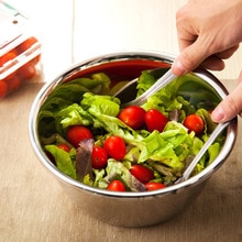 Aiwill tyk skridsikker bagning i rustfrit stål salatpotter ægskål, slagpande, beholder til køkkenredskaber