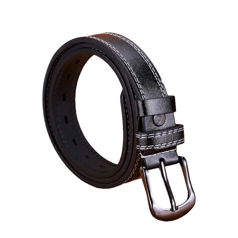 Top femmes dame filles maigre taille ceinture mince en cuir boucle étroite ceinture soutien et directe: A