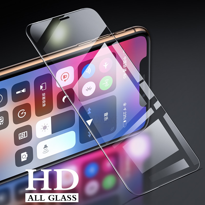 5Pcs Glas Op Voor Iphone 12 Pro Max Screen Protector Temepred Glas Voor Iphone 11 Pro Max X Xs 7 8 6 6S Plus 12 Pro Max Glas