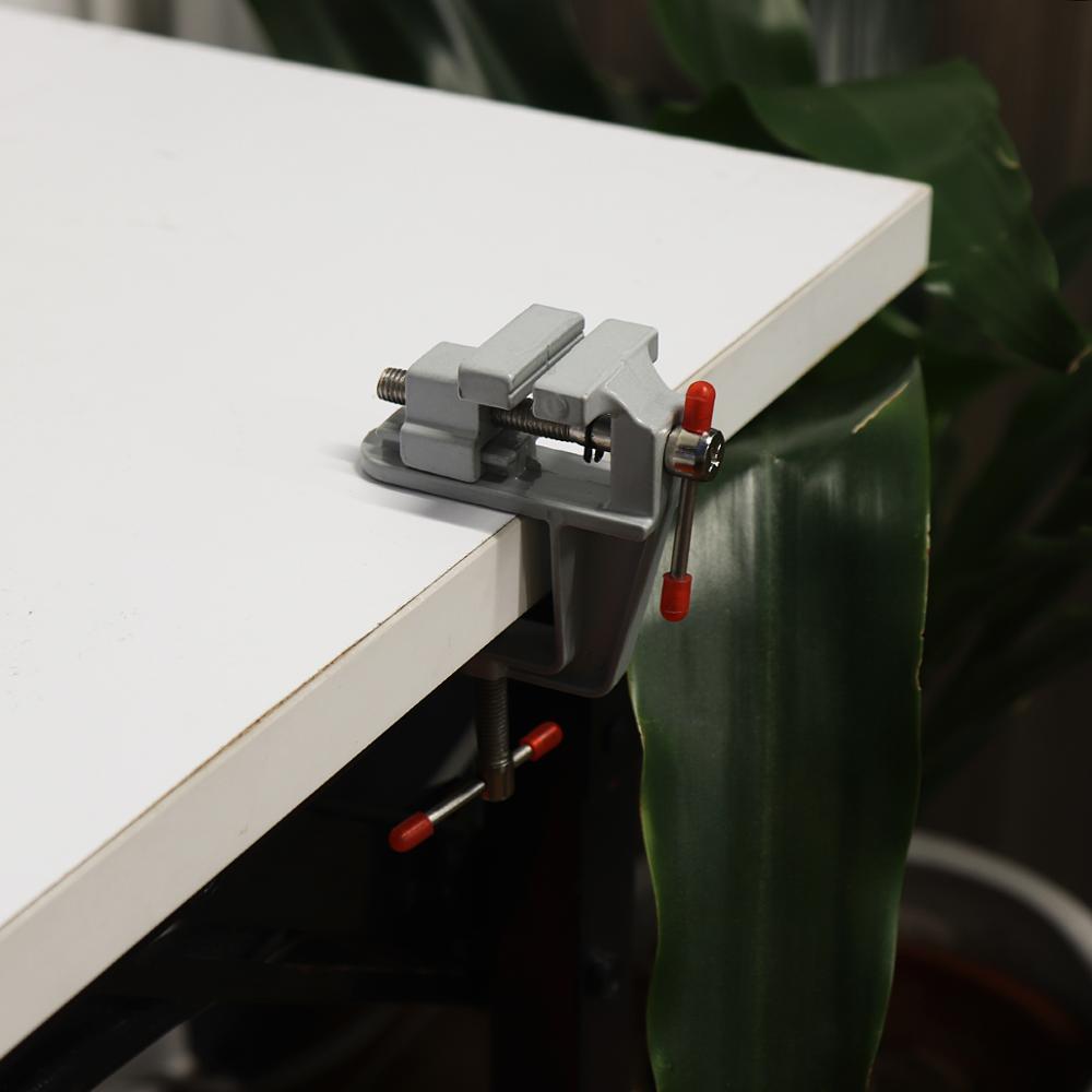 Mini Aluminum Alloy DIY Jaw Bench Clamp Drill Press Vice Micro Clip Power Tool Accessories for Clamping Table Water Pump