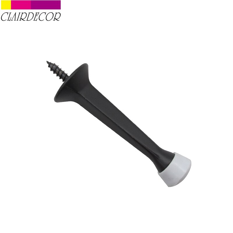 Deur Stop Stopper Bumper Wandmontage Protector Geluid Demping Zinklegering Deur Stopt: Oil rubbed bronze
