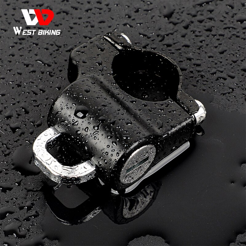 WEST BIKING Helmet Lock Mini Anti-Theft Alloy Cable Bike Lock For Motorcycle MTB Electric Scooter Helmet Bag Bicycle Accessories