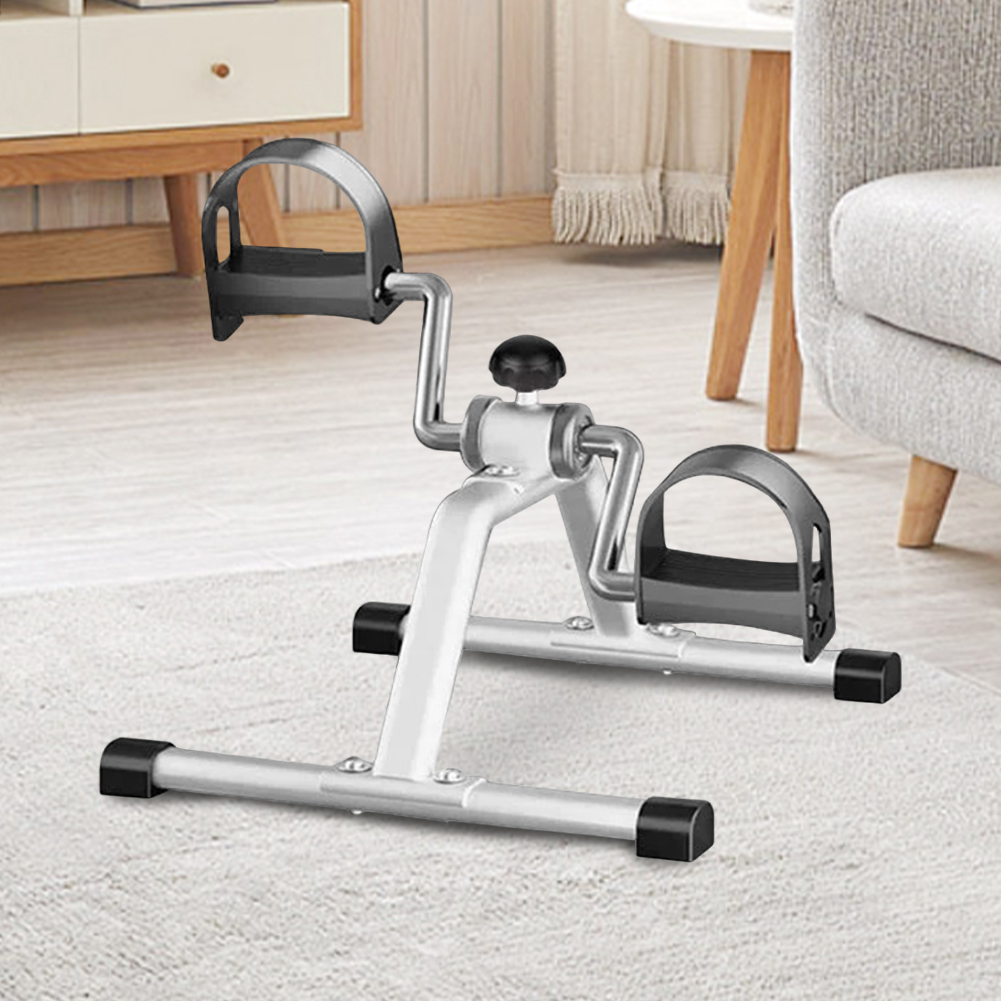 Bærbar pedaltræner mini motionscykel under skrivebordet cykel pedaltræner fodpedalmaskine til indendørs benrehabilitering