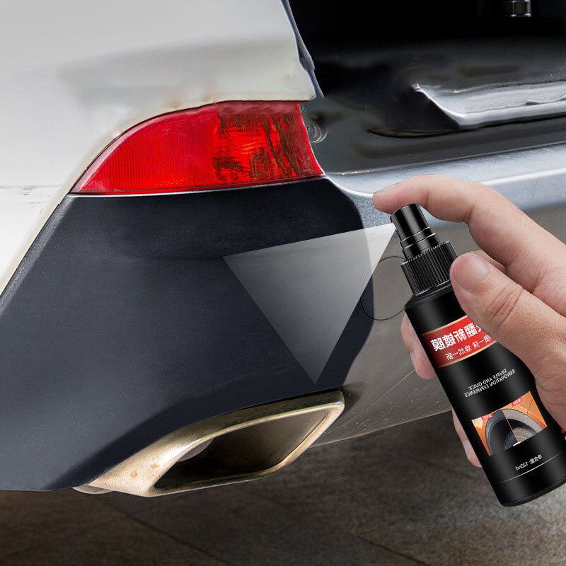 120ml Plastic Parts Retreading Agent Polish Wax Auto Instrument Panel Plastic Renovated Coating Car Light Cleaner