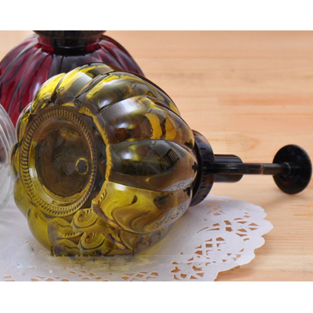 Vintage pompoenvormige glazen spuitfles, gieter voor bloemen, tuin, vetplanten, spuitfles, tuinieren, plantbenodigdheden