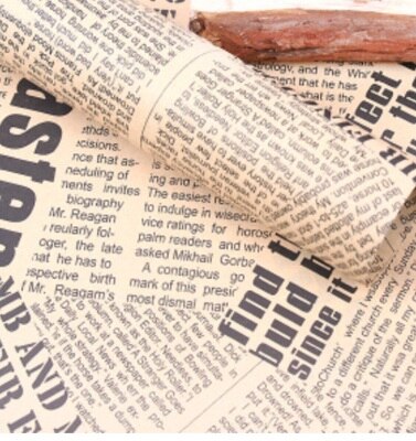 50*70cm Vintage Old English Newspaper European Nostalgic Classical Style Background Props for Bread Food Photography Backdrops: Black large font