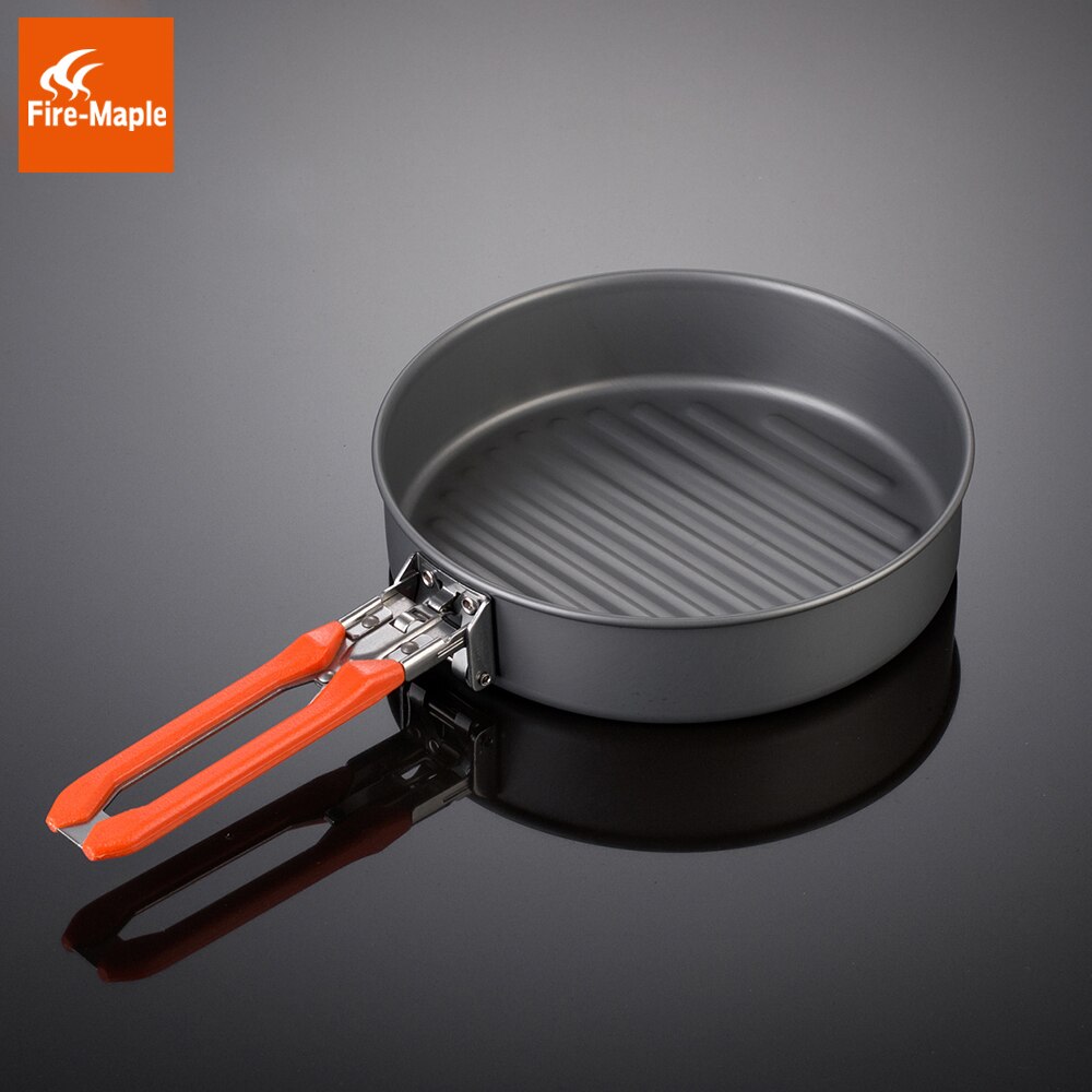 Fire Maple Feest 3 Outdoor Camping Wandelen Cookware Backpacken Koken Picknick Pot Pan Set Opvouwbare Handvat 2 Potten 1 Koekenpan FMC-F3