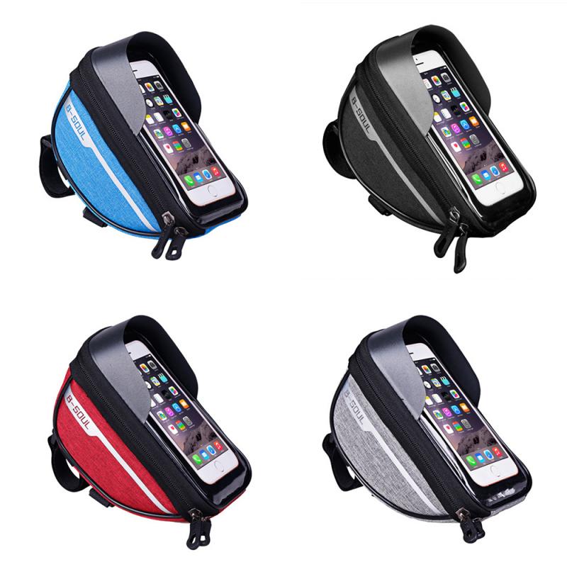 Draagbare Waterdichte Fietstas Fiets Hoofd Buis Stuur Cell Mobiele Telefoon Bag Case Telefoon Houder Zakken Fiets Accessoires