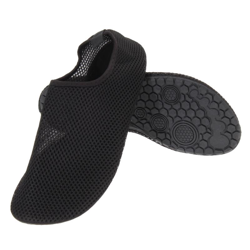 Zapatos de agua planos Unisex para adultos, zapatos de playa con cojín suave para natación al aire libre, zapatos elásticos para buceo en la costa, zapatos para amantes del agua para baile