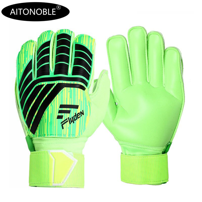 Aitonoble Professionele Voetbal Doelman Glvoes Latex Vinger Bescherming Volwassen Studenten Voetbal Goalie Handschoenen