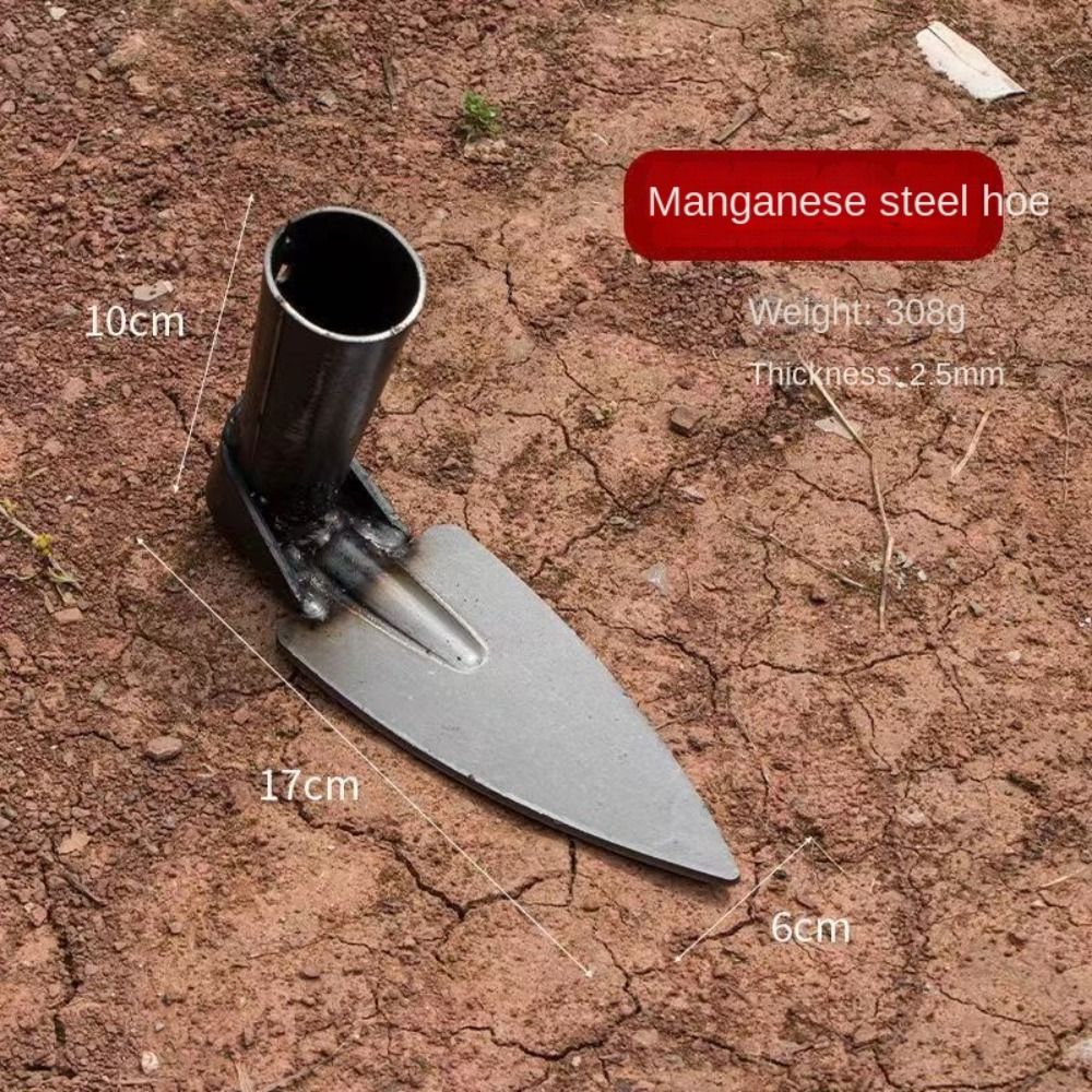 Weeding Supplies Manganese Steel Garden Hoe Anti-Rust Durable Agricultural Rakes Manual Weeding Removal Tool Garden Yard Farm: Brown