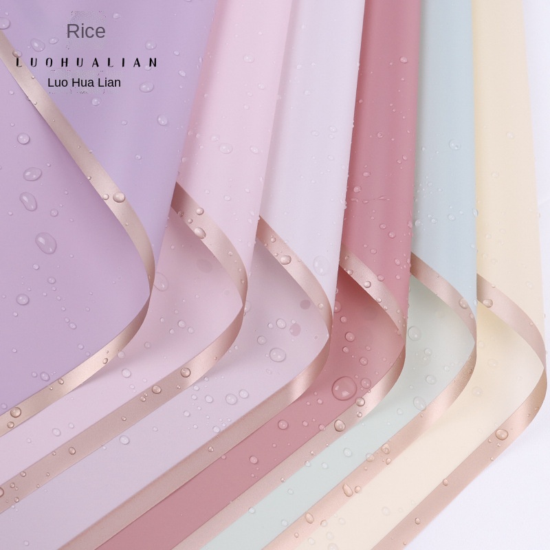 20 Stks/partij Diy Bloem Inpakpapier Phnom Penh Jelly Film Matte Doorschijnende Waterdichte Papier Hansu Boeket Gewikkeld Papier