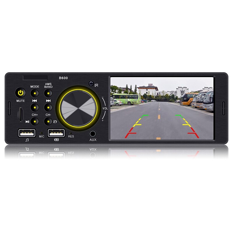1 Din 4.1 Inch Car MP5 Player Dual USB FM BT ISO o Player MirrorLink B600 Grandado