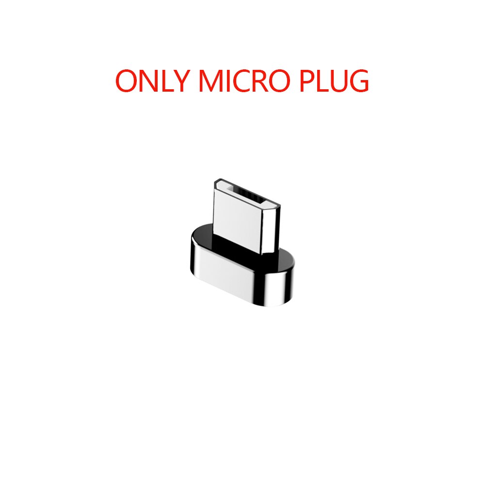 Swai cabo magnético micro usb tipo c, cabo de carregamento rápido para samsung s8 s9 plus, iphone x xr xs max: micro-plug