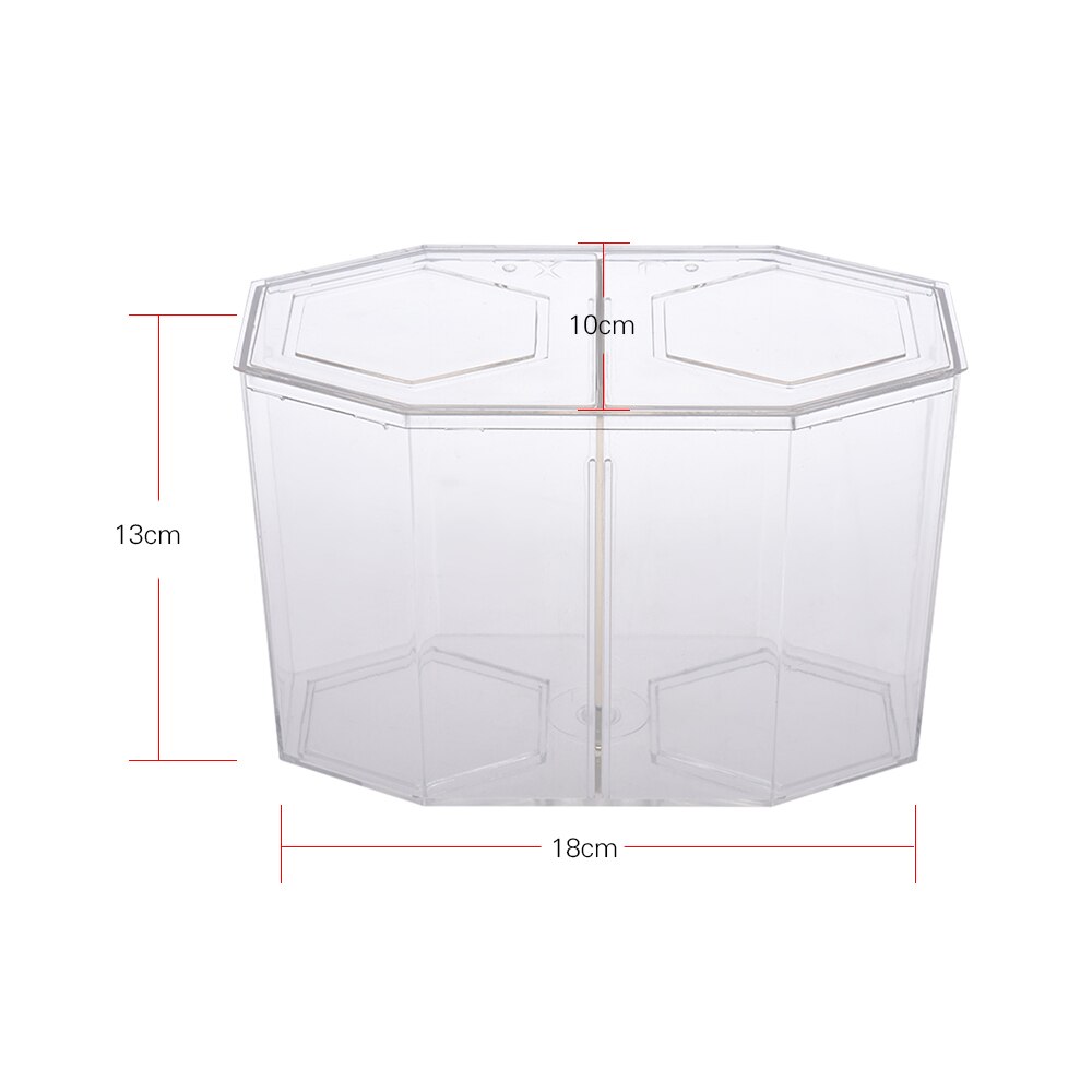 Aquarium Mini Fish Tank Desktop Fish Tank Betta Box Breeder House with Divider Transparent Fish Aquarium Pet Accessories