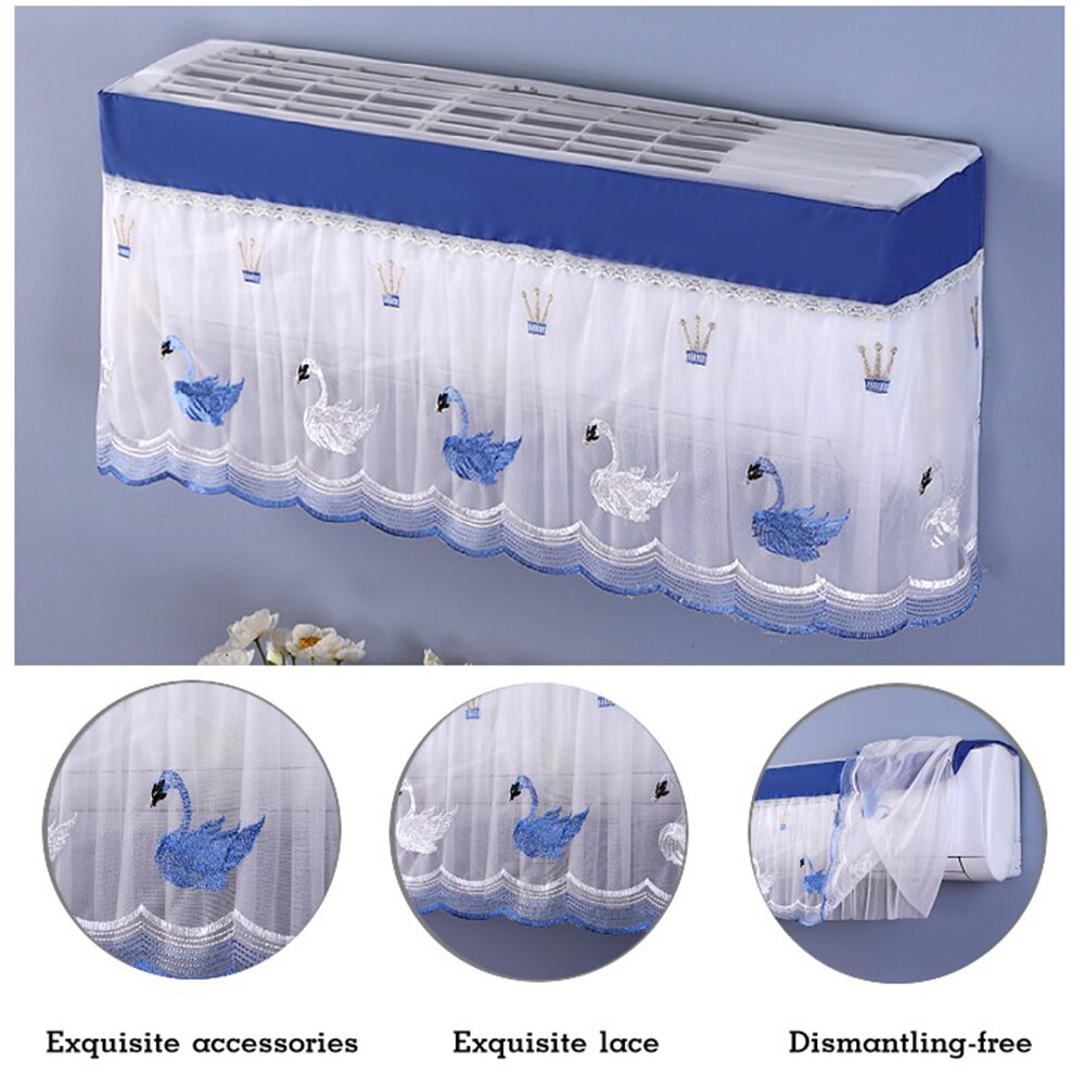 Air Conditioner Cover Hanging Air Conditioning Cover All-inclusive Protective Case for Air Conditioner Decorative Dust Covers