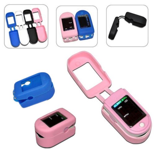 10 stk/pak silikonegummi cover til cms 50d fingerspids pulsoximeter vandtæt silikone etui til cms 50dl seks farver
