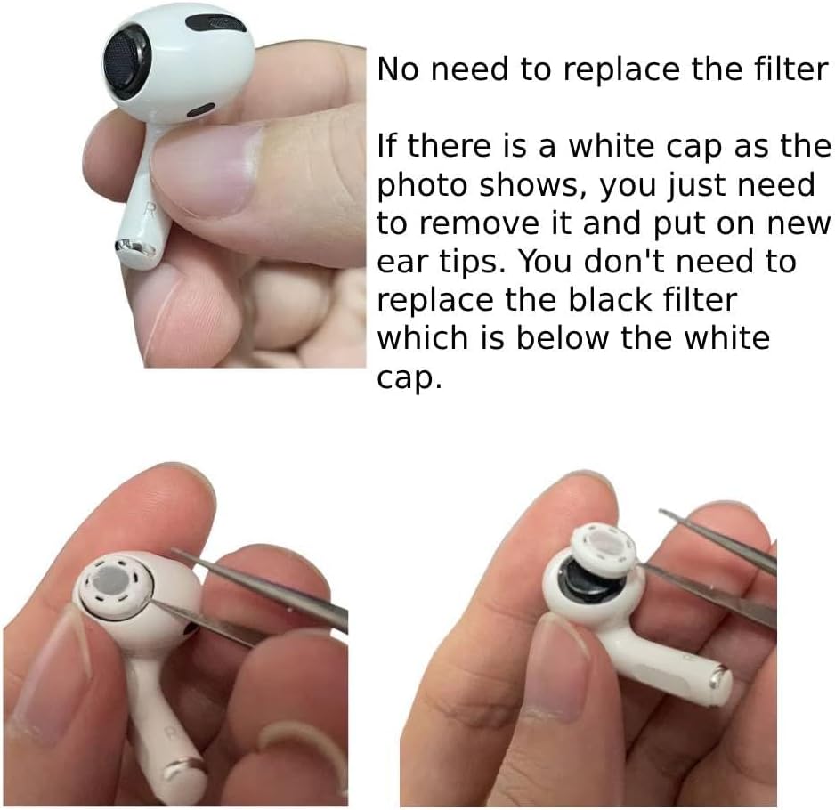 Earphone Dustptoof Net Mesh Filter with Frame Repair Replacement Parts Outlet Cover Mesh Filter Nets for Airpods Pro