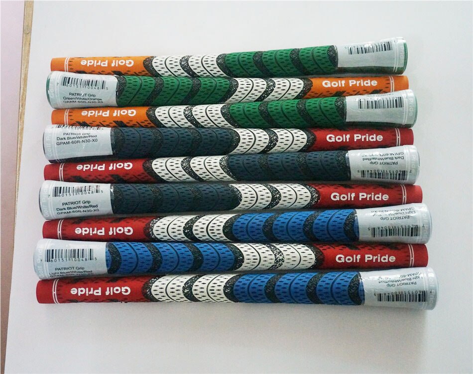 Golf Grips Patriot Grips Universele Rubber Golf Clubs Driver Woods Irons Wiggen Grips 3 Kleuren 10 Stks/partij