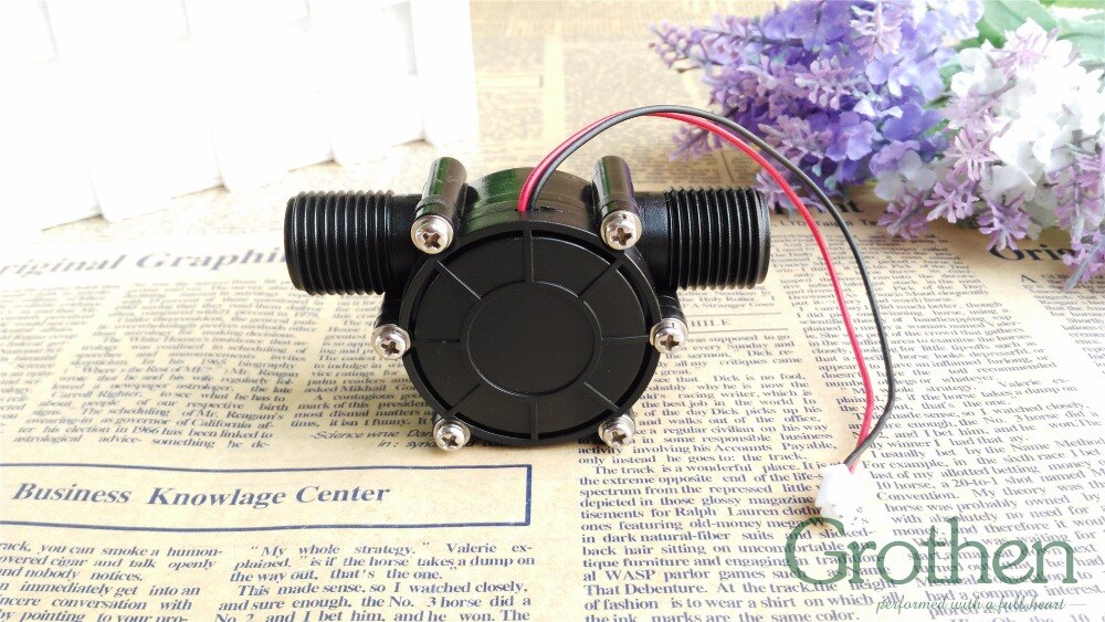 DC 12V Micro Hydro Generator High Power Flow Hydraulic Water Charging Tool 0.05Mpa