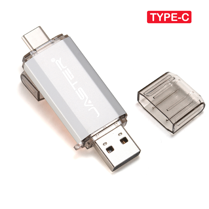 High Speed TYPE-C USB 2.0 Flash Drive 64GB Rotatable OTG Pen Drive 32GB 128GB 256GB Memory Stick for Mobile Phone Black Pendrive