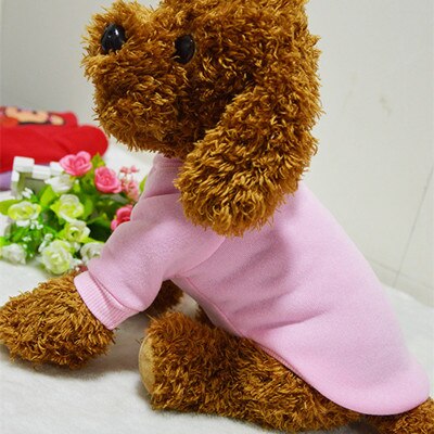 Winter Dog Clothes Warm Yorkies clothes Small Dog Cotton Outfit Pet Clothes Vest Coat Puppy Jacket for Chihuahua 23S2: Pink / M