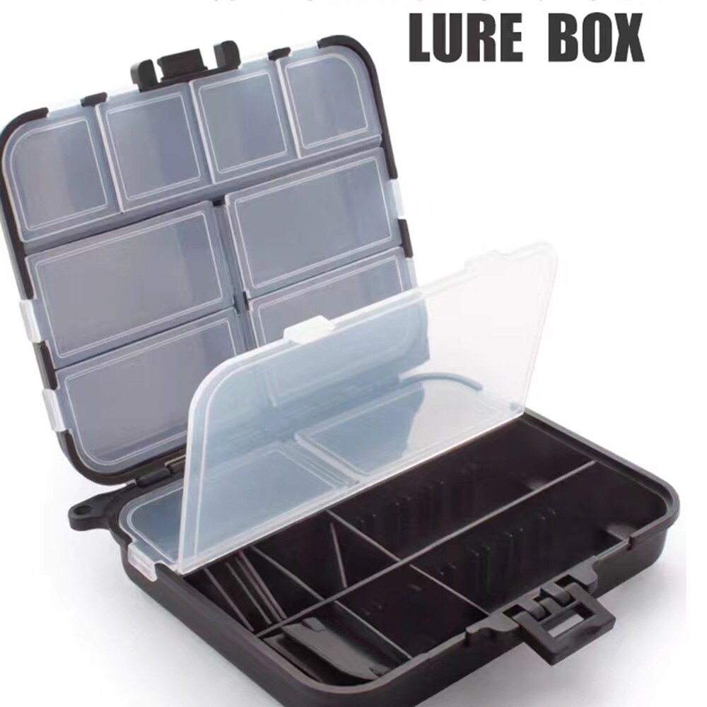 Caixas de armazenamento para isca de pesca, equipamentos de pesca, portátil, dupla face, isca, gancho organizador, mini utilitários iscas