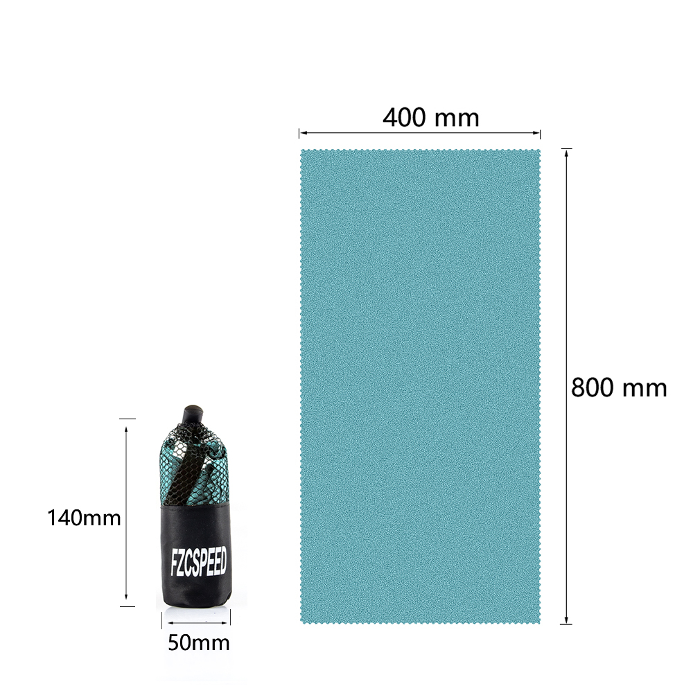 Asciugamano da bagno grande in microfibra ultra assorbente ad asciugatura rapida Ultraleggero compatto Traspirante Spiaggia Palestra Campeggio Yoga Nuoto Escursionismo: green