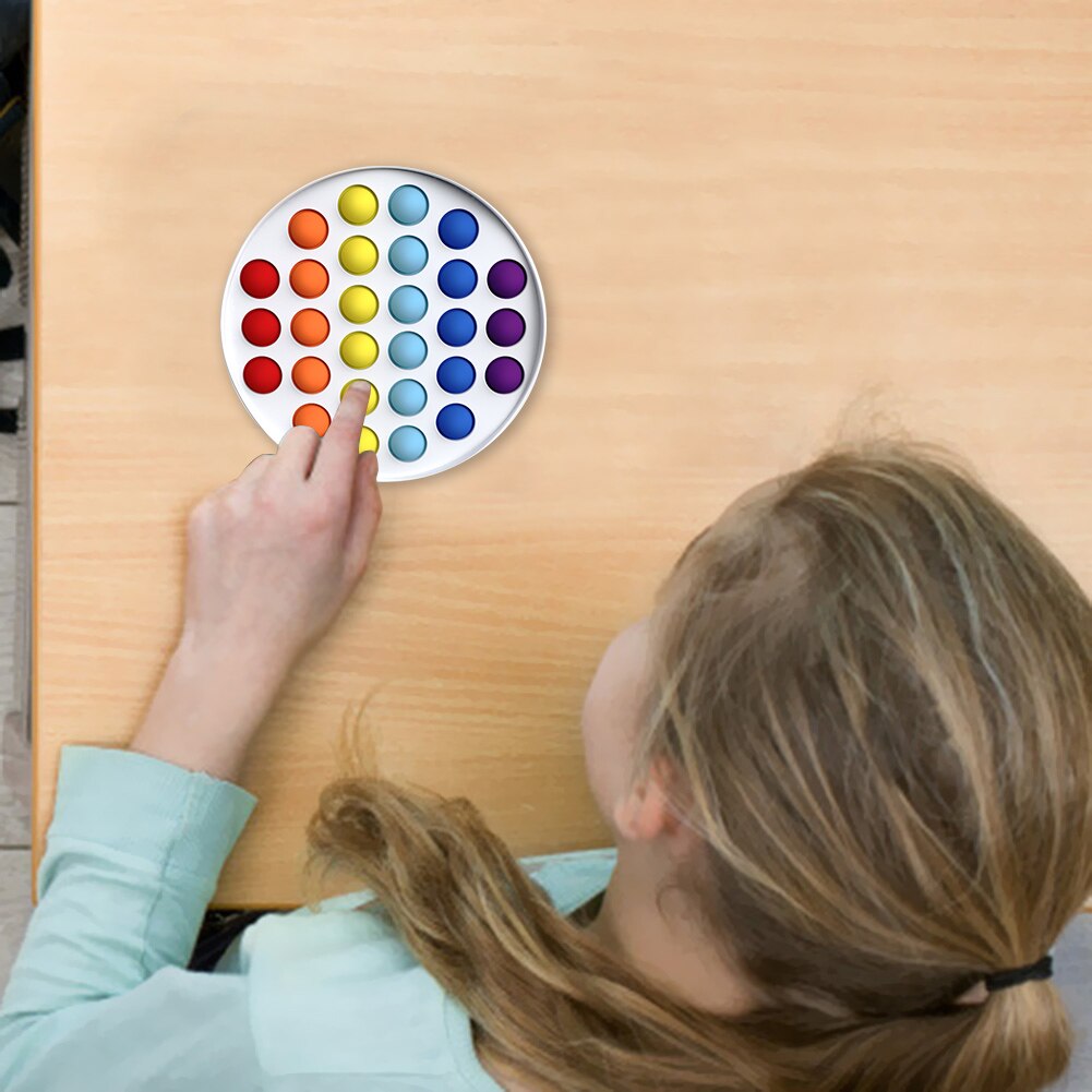 Pop it – bulle sensorielle Anti-Stress pour enfant et adulte, jouet de décompression, Fidget It, Camouflage, 2 pièces