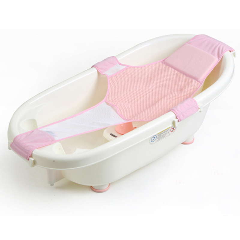 Baby pleje justerbar spædbarn bruser bad badekar badekar baby bad net sikkerhed sikkerhed sæde støtte: Pk