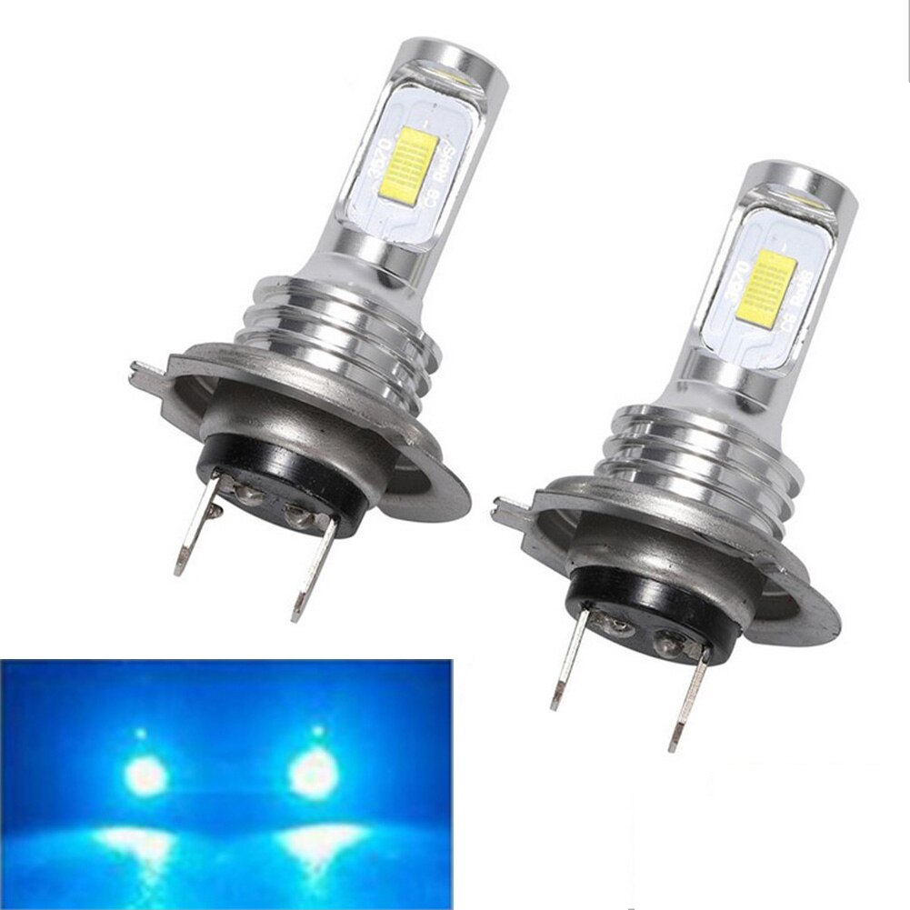2X H7 Auto Mistlampen IP68 Waterdichte Koplampen Auto 2 Stuks Mistlamp Set 6000K 360 Graden Voor 12V 24V Voertuigen
