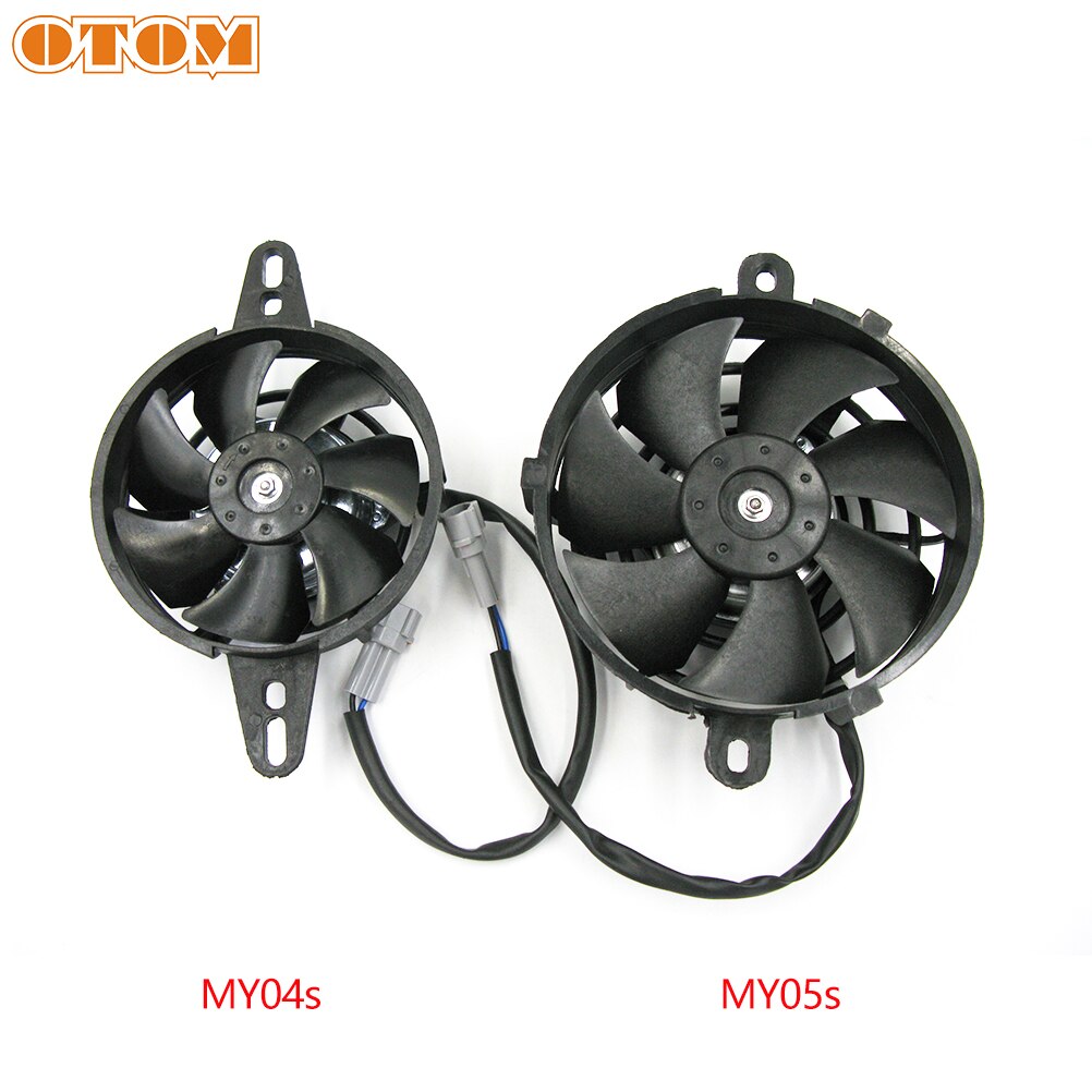 OTOM Universal Motorcycle Cooling Fan Dirt Pit Bike ATV Quad Oil Cooler Water Radiator Electric 12V For KTM Honda Yamaha Kawasak