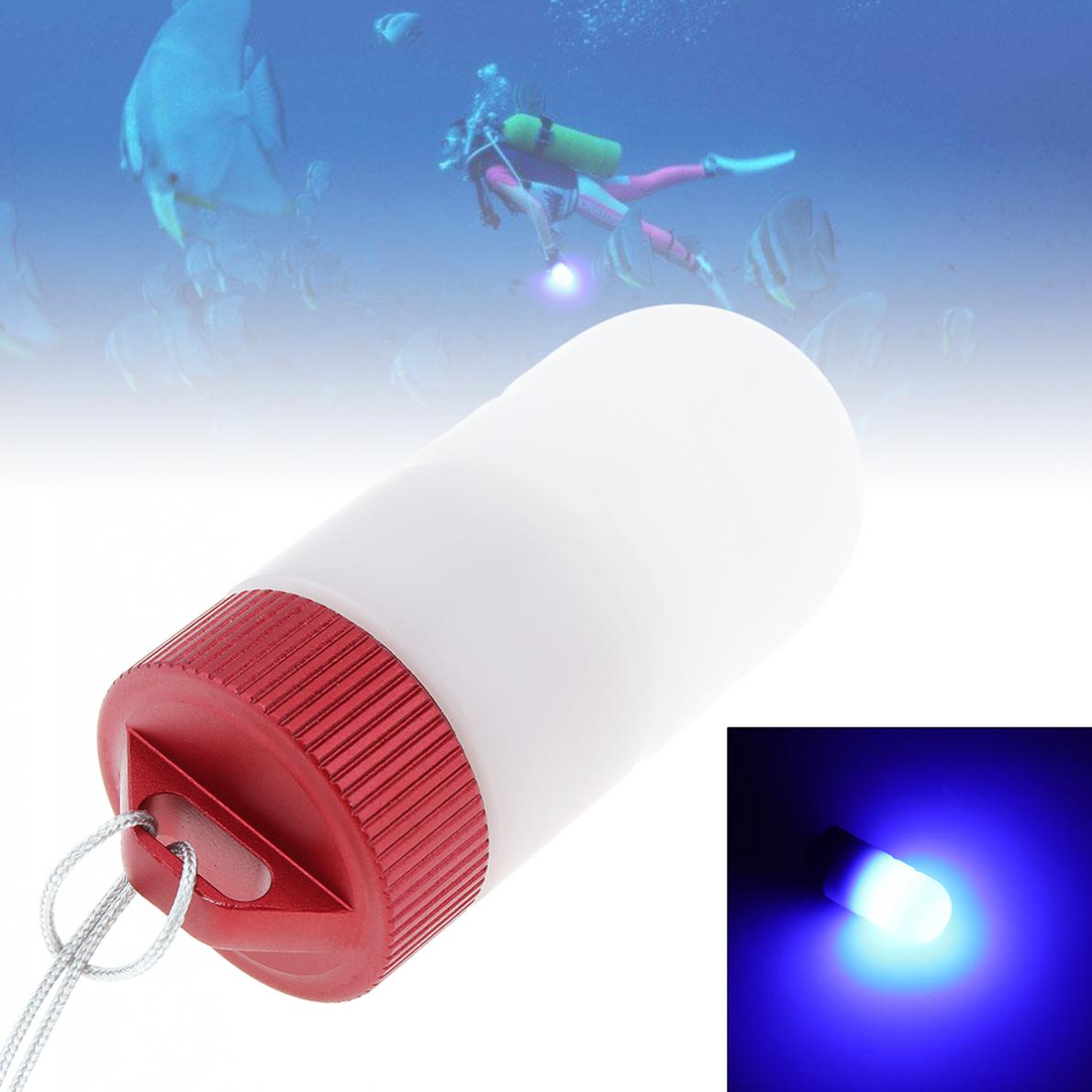 Mini Underwater Safety Signal Light Scuba Night Dive LED Marker Battery 200h Duration for 200m Underwater Diving LED Flashlights