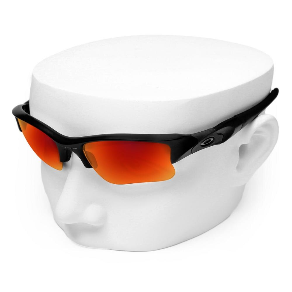 OOWLIT Polarisierte Ersatz Linsen von Feuer verrotten Spiegel für-Oakley Flak Jacke XLJ Sonnenbrille