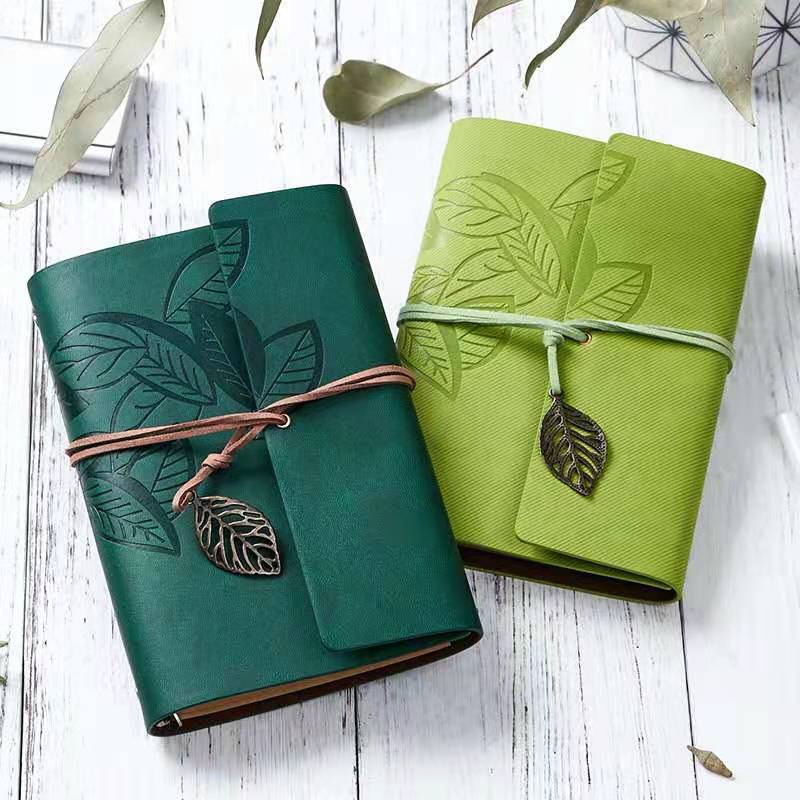 Yiye Zhiqiu – carnet de notes en cuir à feuilles mobiles, carnet de voyage, journal intime , cahier A6, personnalisation