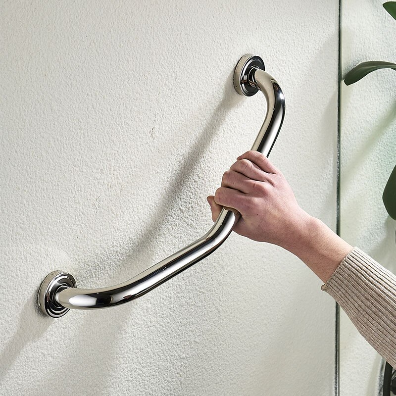Brusebad håndtag håndtag håndtag rustfrit stål badeværelse badekar toilet gelænder arm sikker-greb bar til ældre hjælper