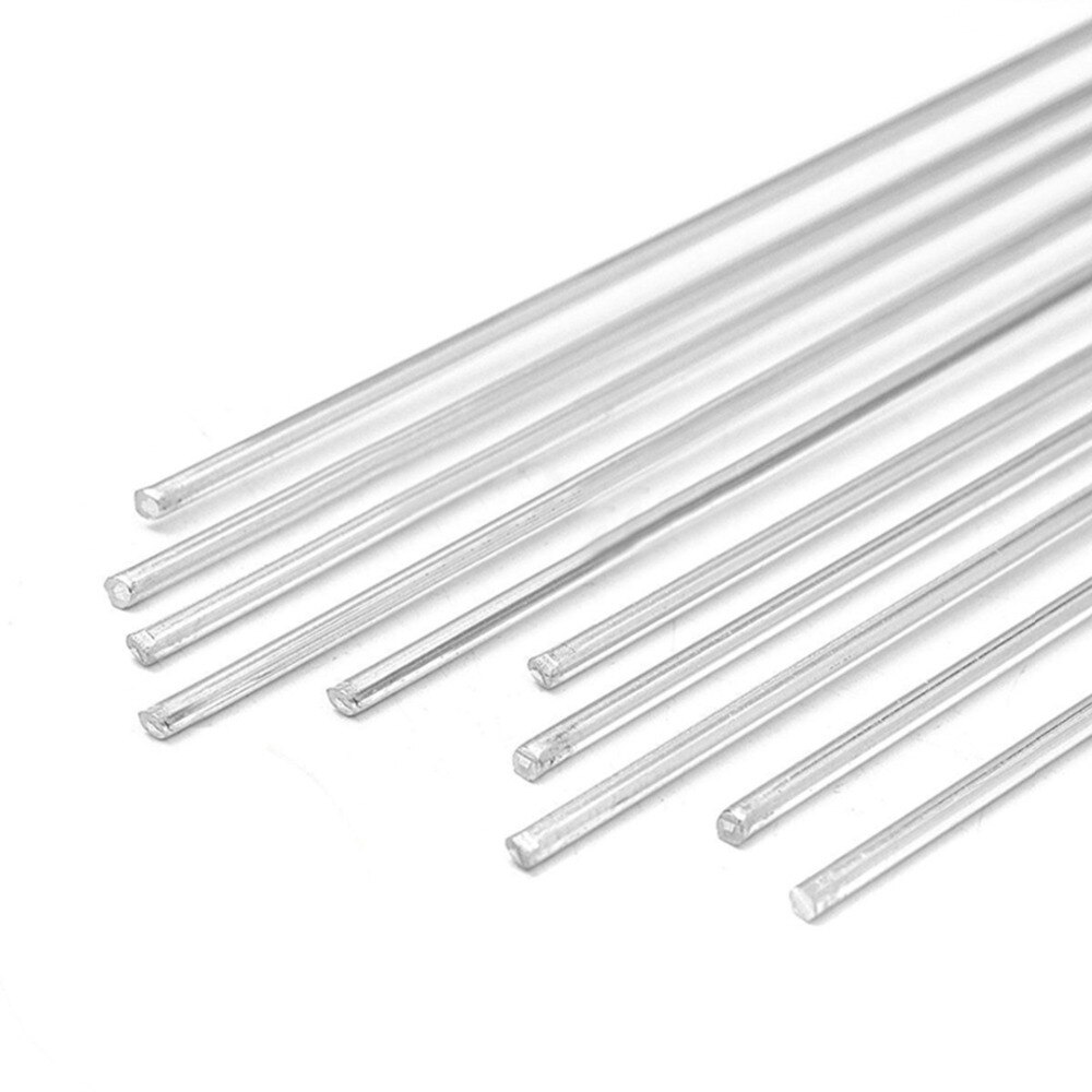 10 pièces baguettes de soudage en Aluminium basse température Tig soudure baguette de brasage 3.2mm x 330mm