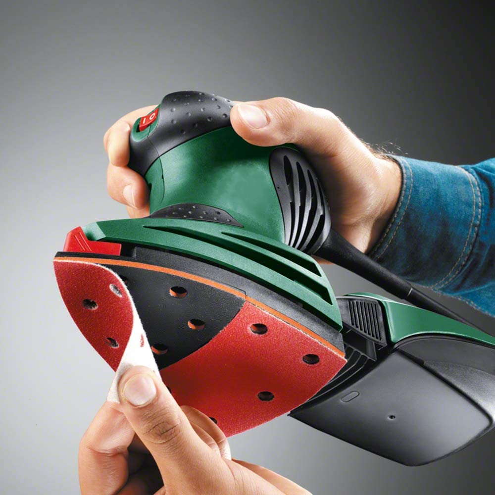 60pcs Mouse Sanding Sheets Hook and Loop Sander Pads Sand Paper Assorted 40/60/80/ 120/180/ 240/ Grits Fit Bosch Multi-Sander