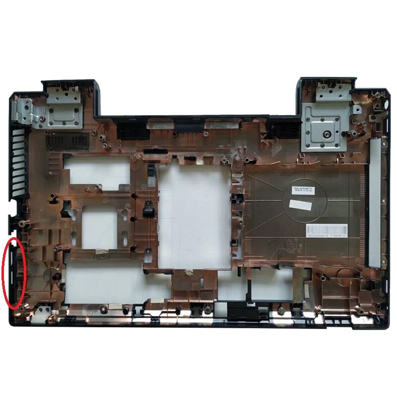 case cover for Lenovo B590 Palmrest COVER NO fingerprint hole with touchpad/Laptop Bottom Base Case Cover: D shell 2 holes