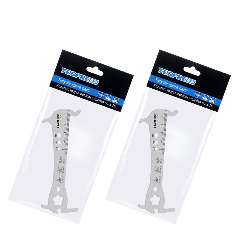 Mountain Bike Chain Measuring Ruler Wear Measuring Device Measuring Chain Ruler Caliper Inspection Tool