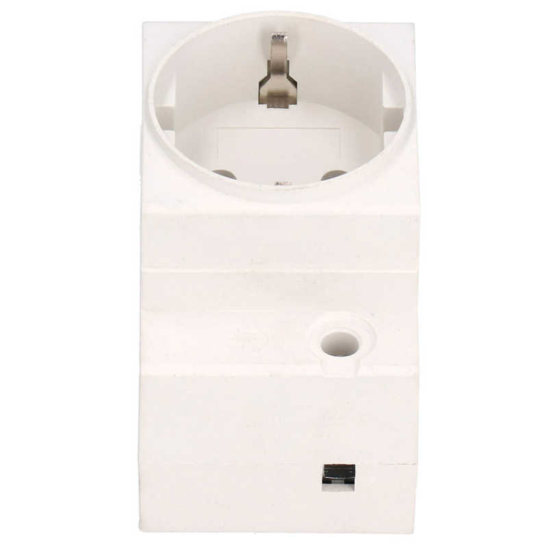 3Pcs EU Plug Power Socket Rail Adapter Power Socket Outlet Connector AC 250V 10-16A