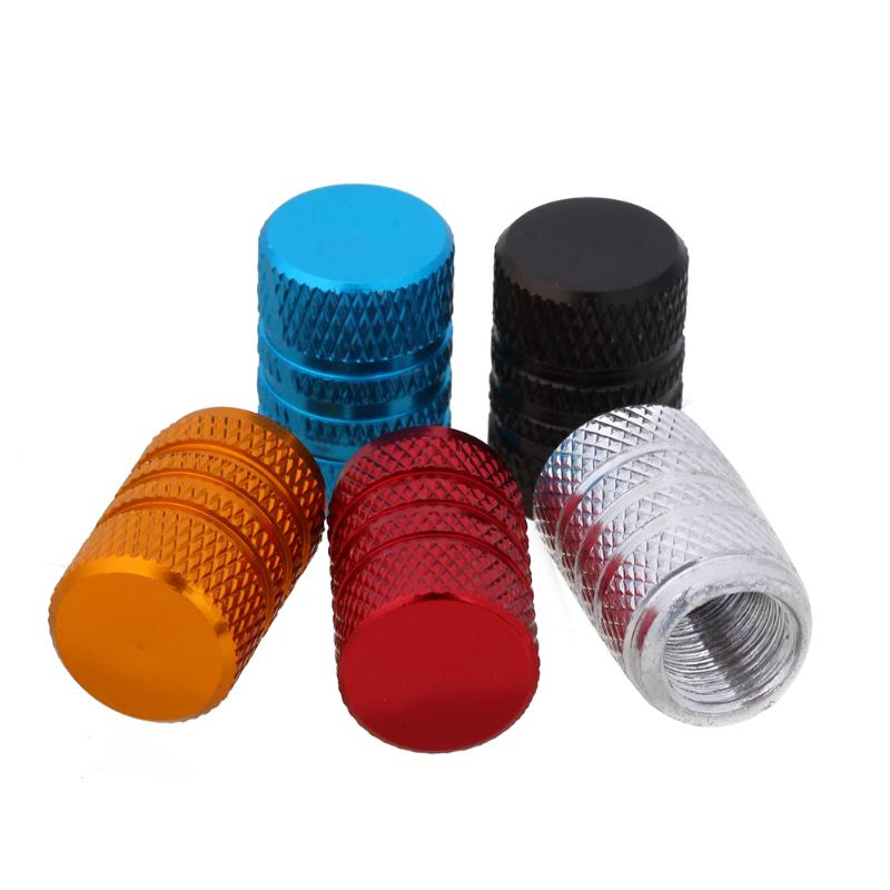 Tapones de neumáticos universales para ruedas de coche, de aleación de aluminio, 4 Uds., tapas de válvula de Metal para automóviles, tapas para vástago de válvula de neumático automático, cubiertas antipolvo, accesorios para automóviles