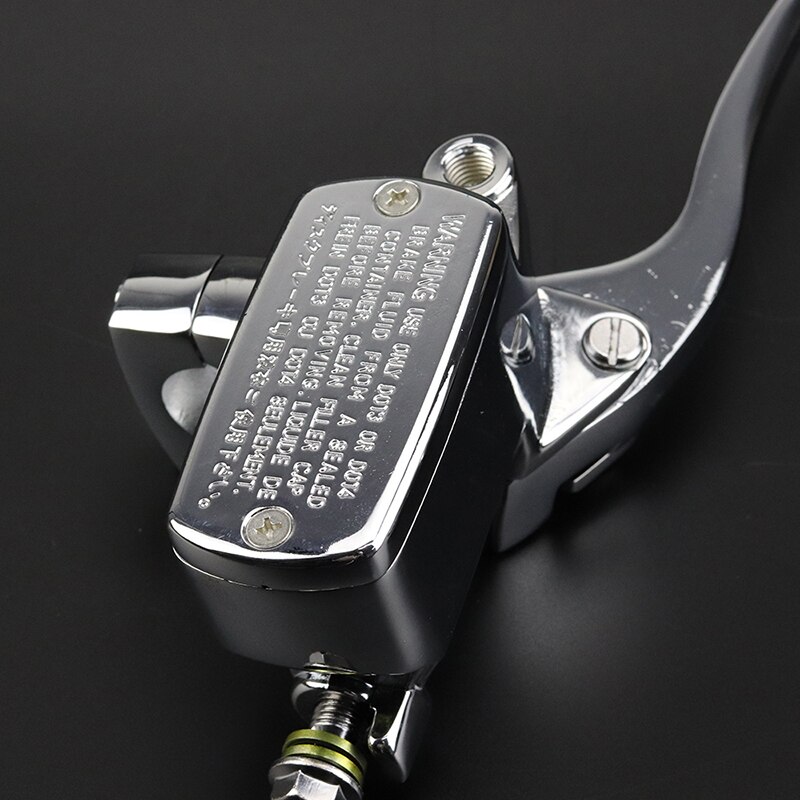 Tilbehør cylinder motorcykel reservedele 25mm styr master sølv krom bremse pålidelig